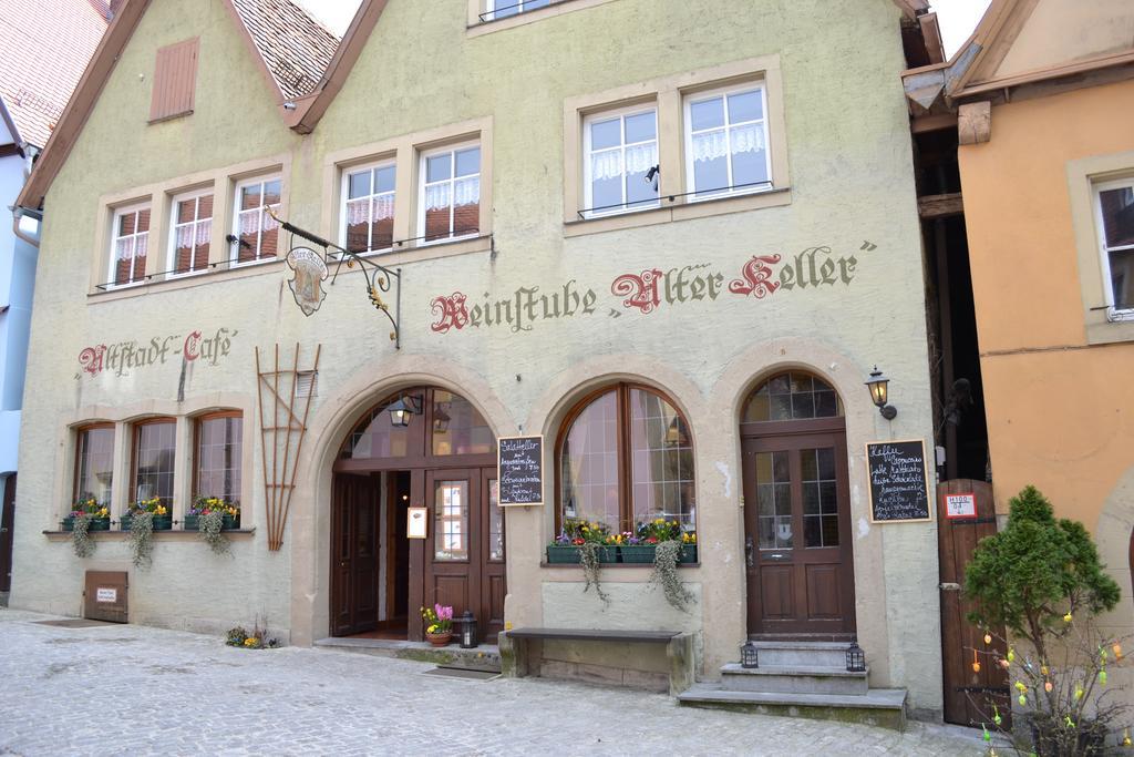 Hotel Gästehaus Alter Keller Rothenburg ob der Tauber Exterior foto